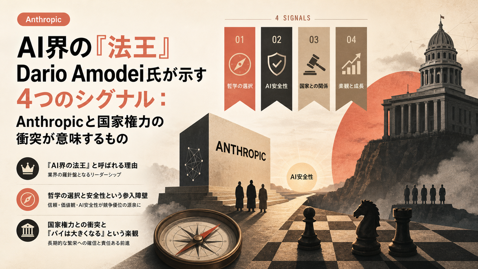 AI界の『法王』Dario Amodei氏が示す4つのシグナル：Anthropicと国家権力の衝突が意味するもの