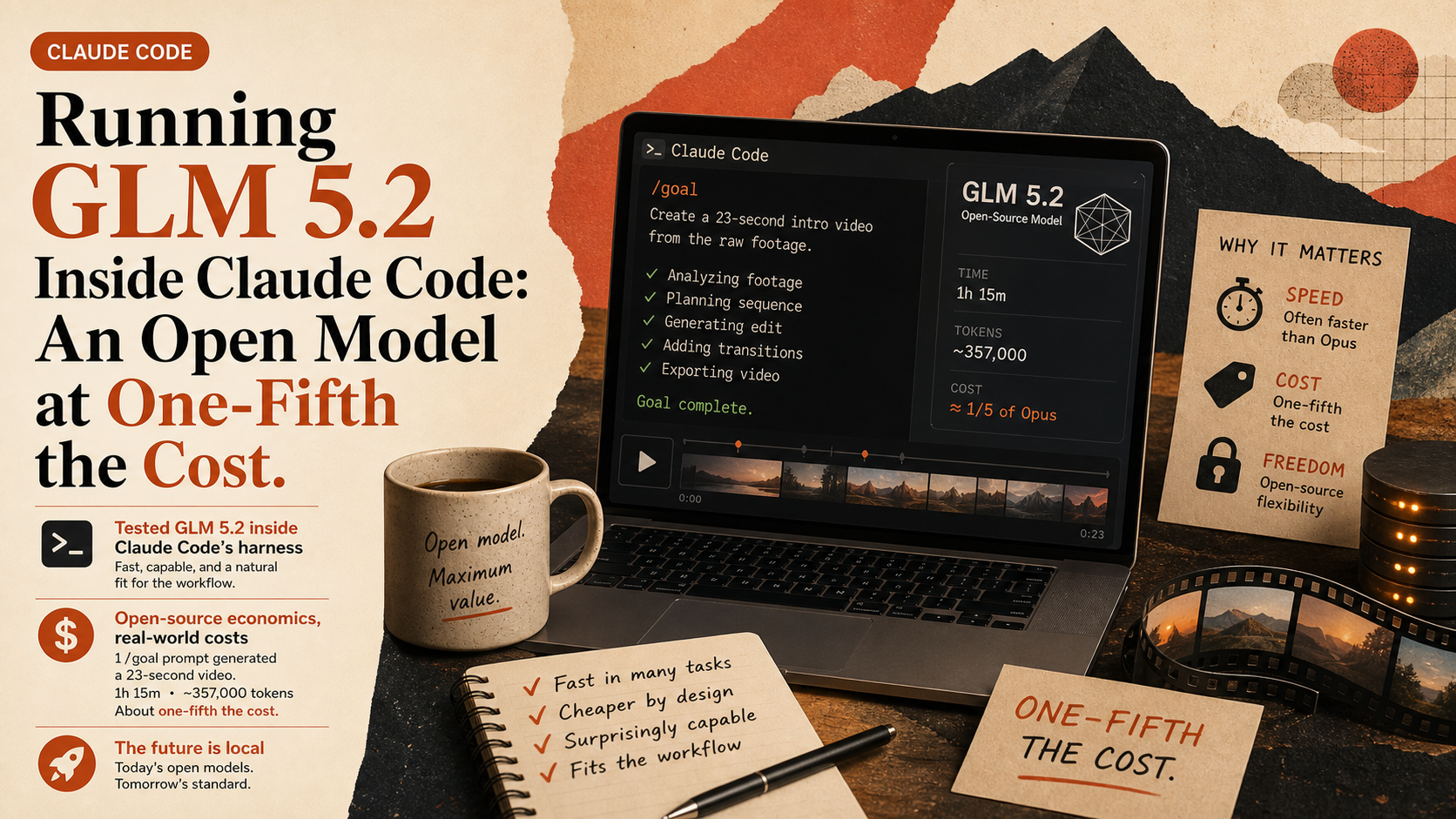 Running GLM 5.2 Inside Claude Code: An Open Model at One-Fifth the Cost