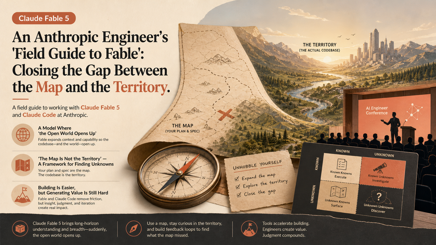 An Anthropic Engineer's 'Field Guide to Fable': Closing the Gap Between the Map and the Territory
