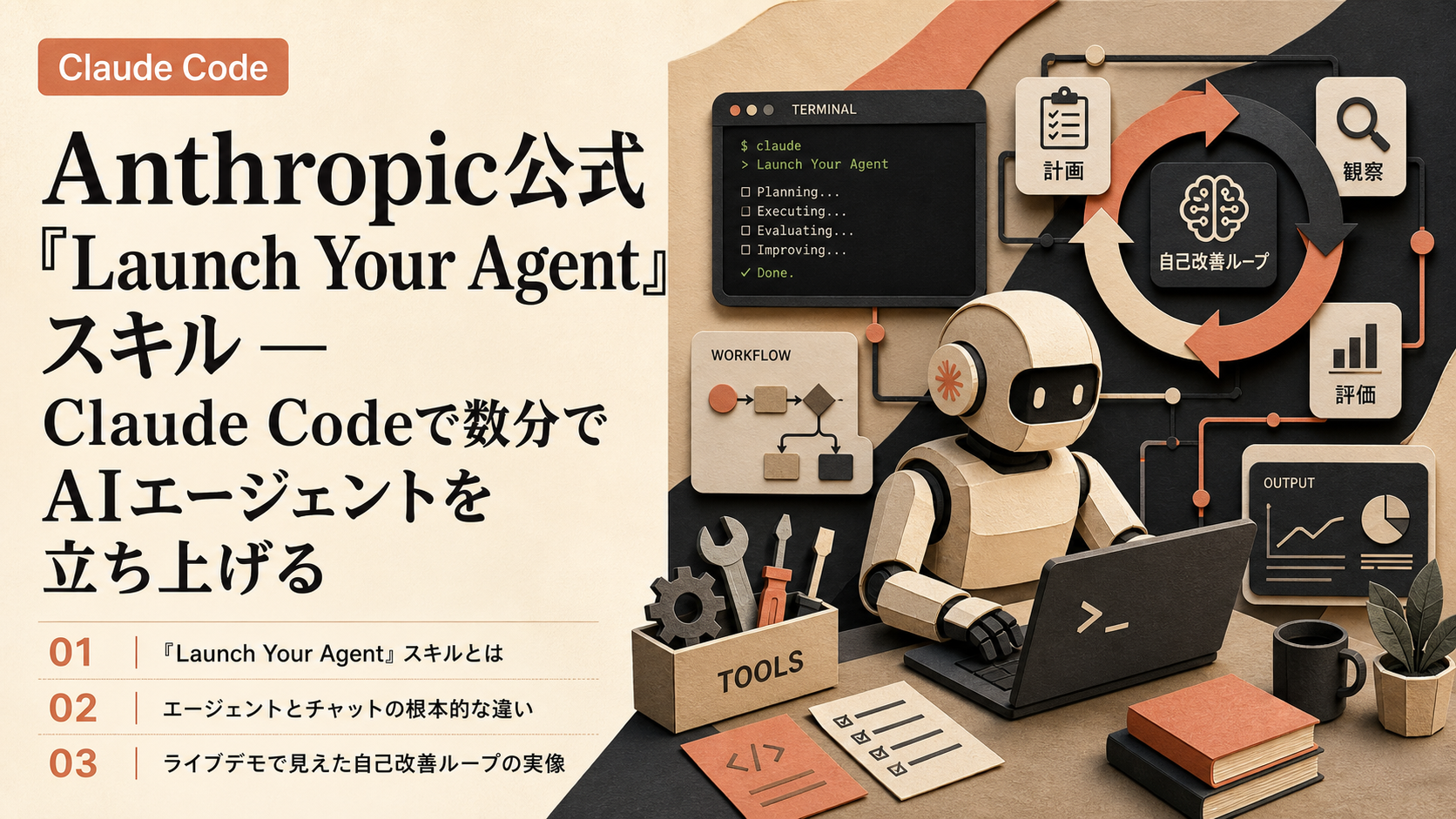 Anthropic公式『Launch Your Agent』スキル — Claude Codeで数分でAIエージェントを立ち上げる
