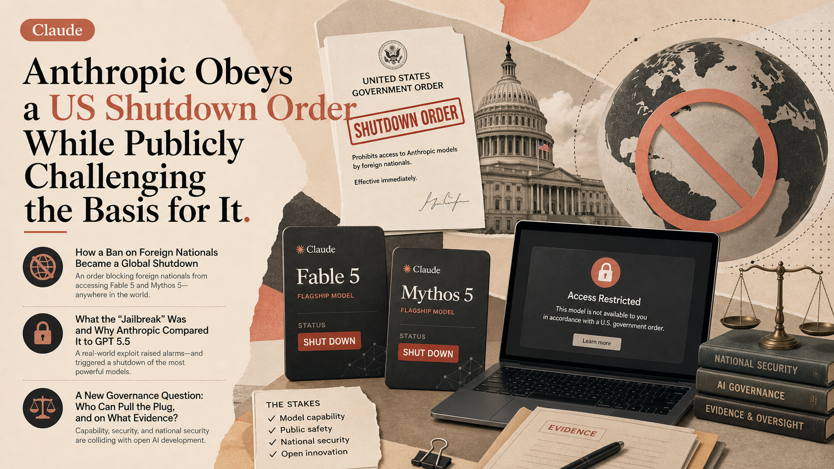 Anthropic Obeys a US Shutdown Order While Publicly Challenging the Basis for It