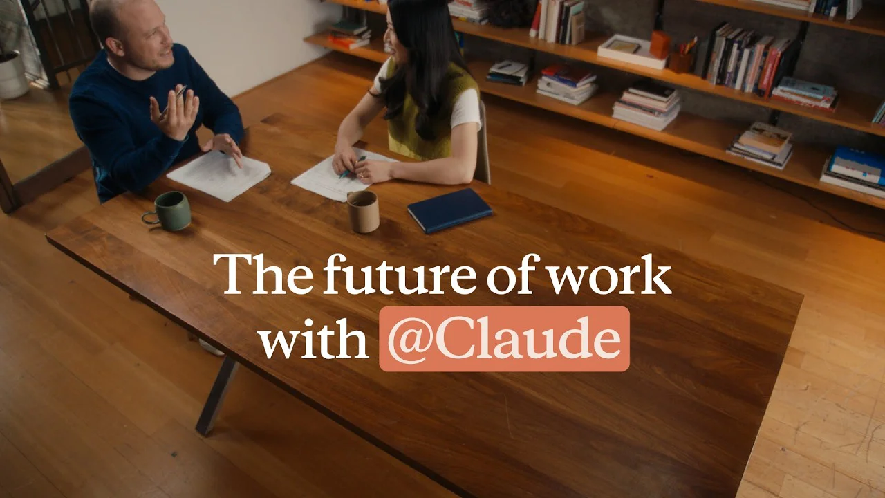 The future of work with @Claude
