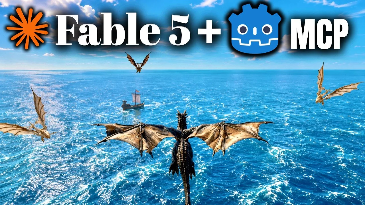 Claude Fable 5 Makes FULL GAME Using Godot MCP and Blender MCP