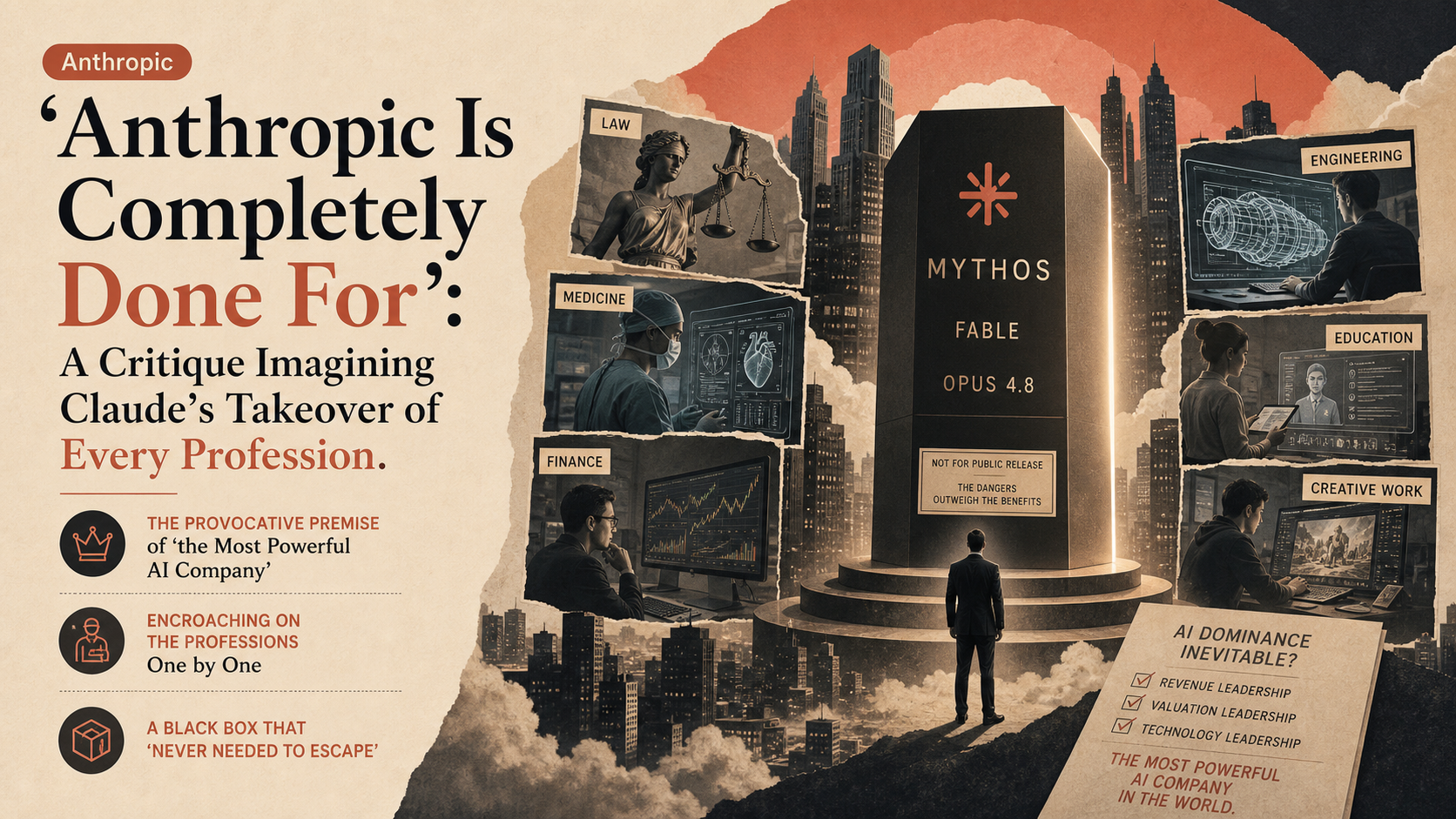 'Anthropic Is Completely Done For': A Critique Imagining Claude's Takeover of Every Profession