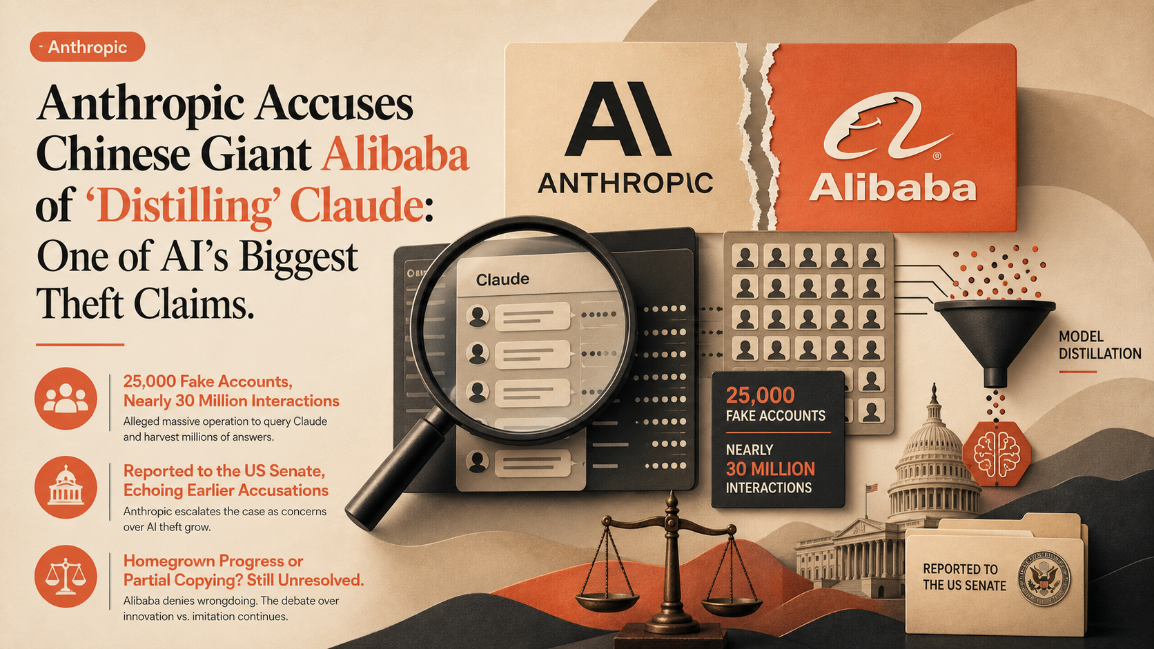 Anthropic Accuses Chinese Giant Alibaba of 'Distilling' Claude: One of AI's Biggest Theft Claims