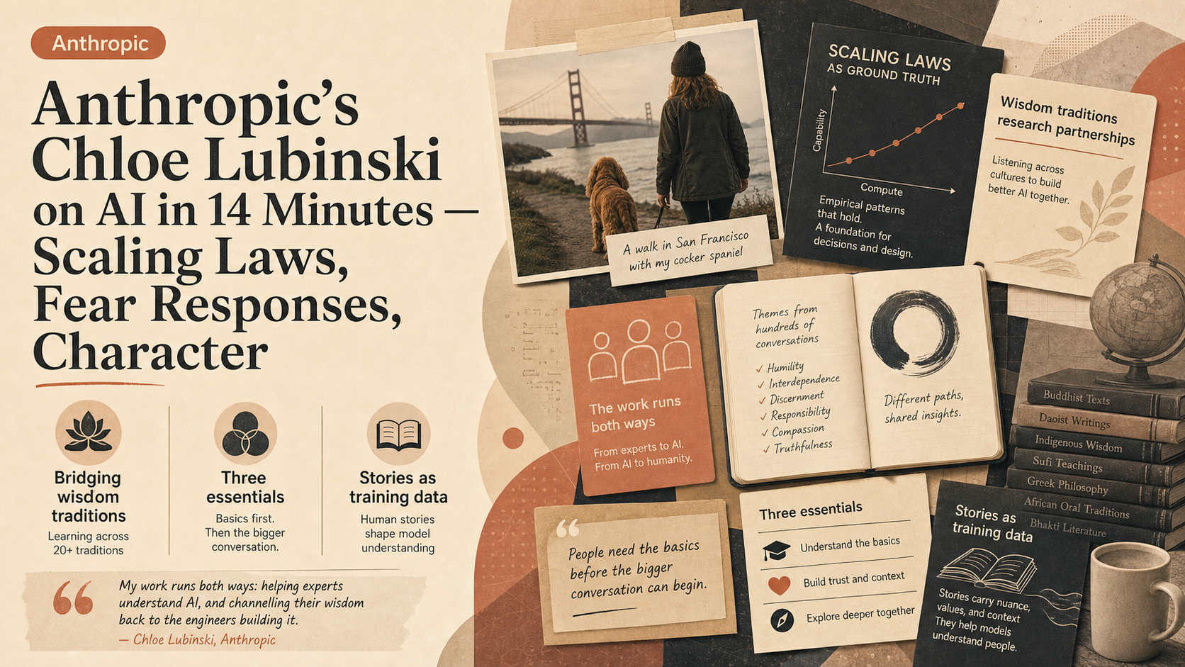 Anthropic's Chloe Lubinski on AI in 14 Minutes — Scaling Laws, Fear Responses, Character