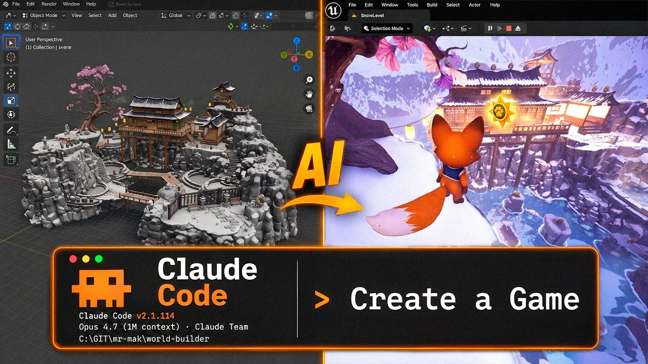 I Built My Dream Game in 72 Hours — Assets by AI, Gameplay by Claude Code
