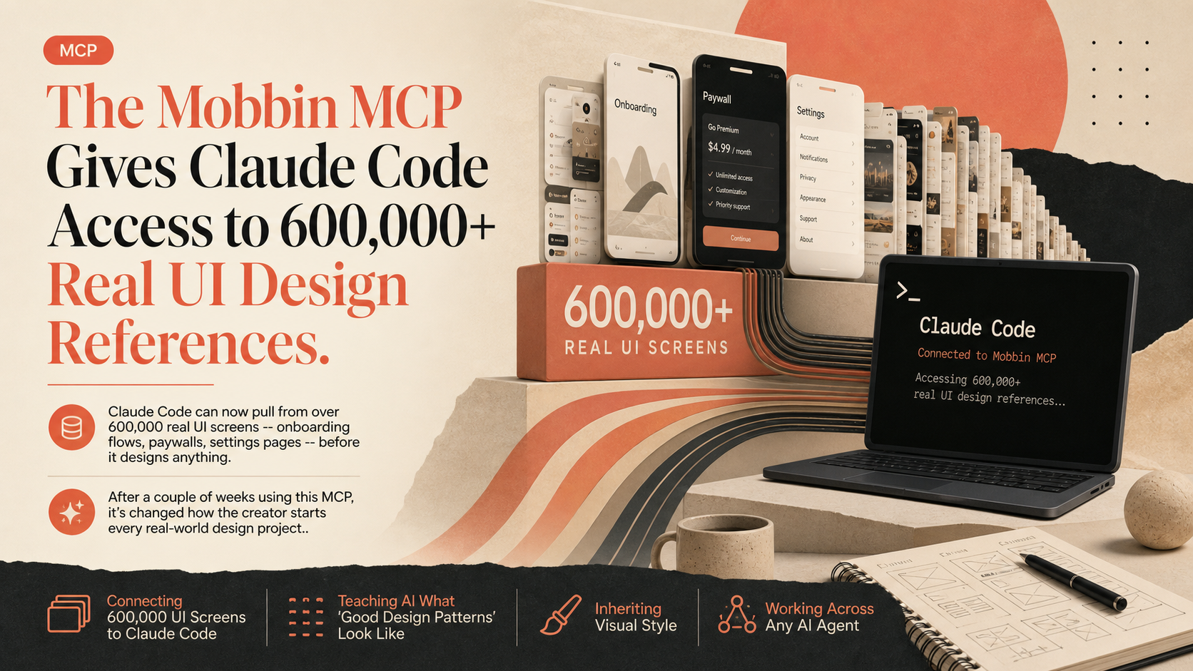 The Mobbin MCP Gives Claude Code Access to 600,000+ Real UI Design References