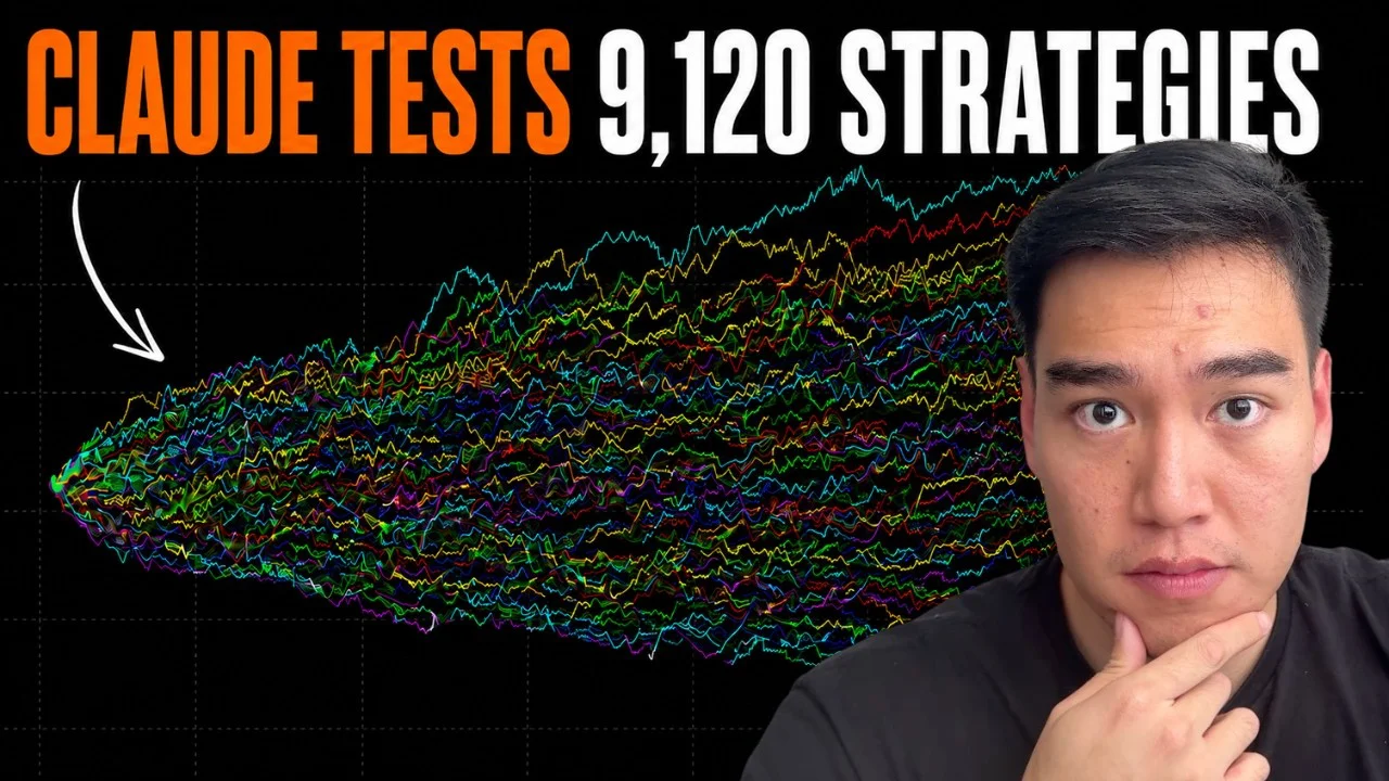 Claude Tested Over 9,000 Trading Strategies (Here's What Works)