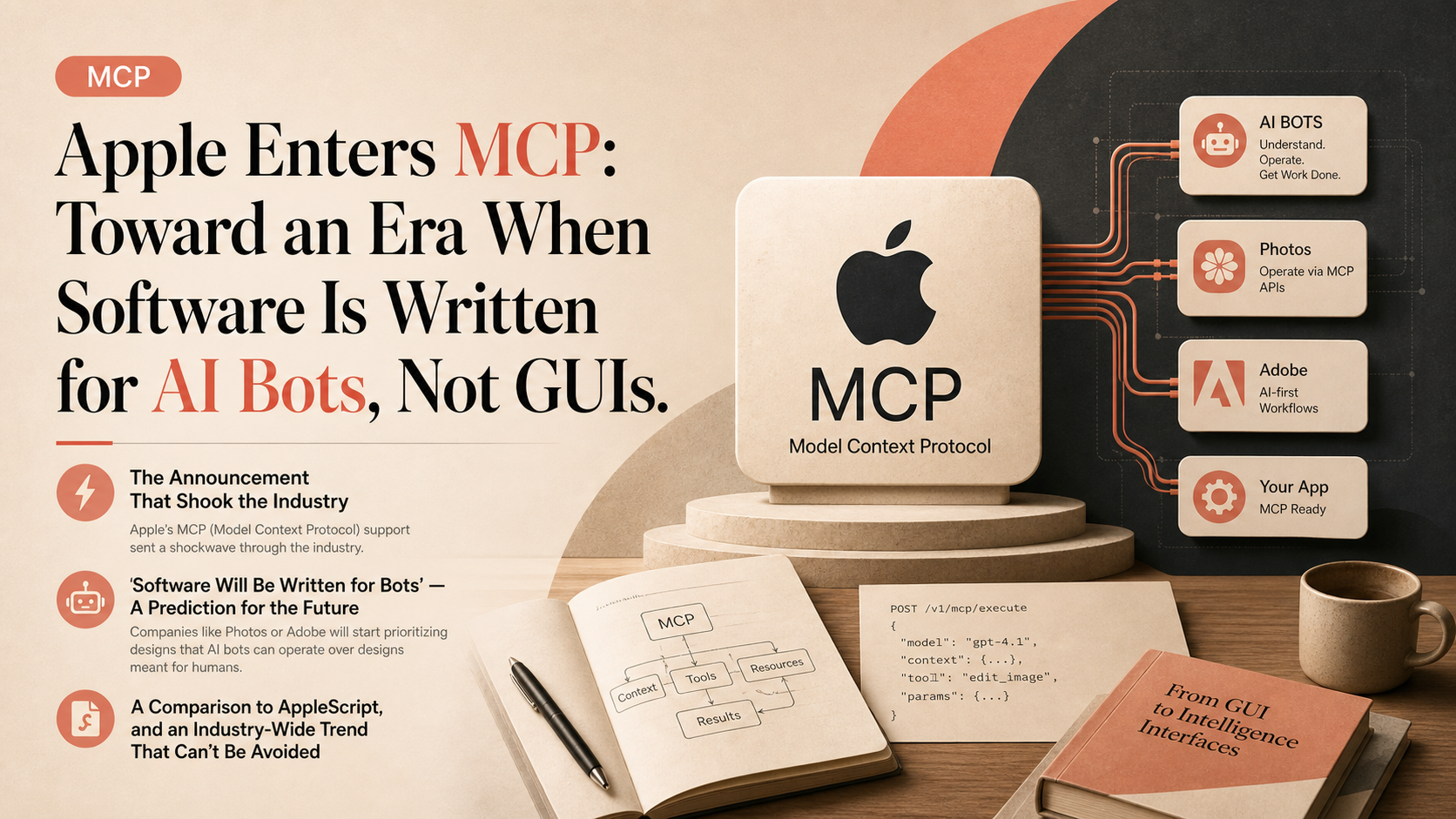 Apple Enters MCP: Toward an Era When Software Is Written for AI Bots, Not GUIs