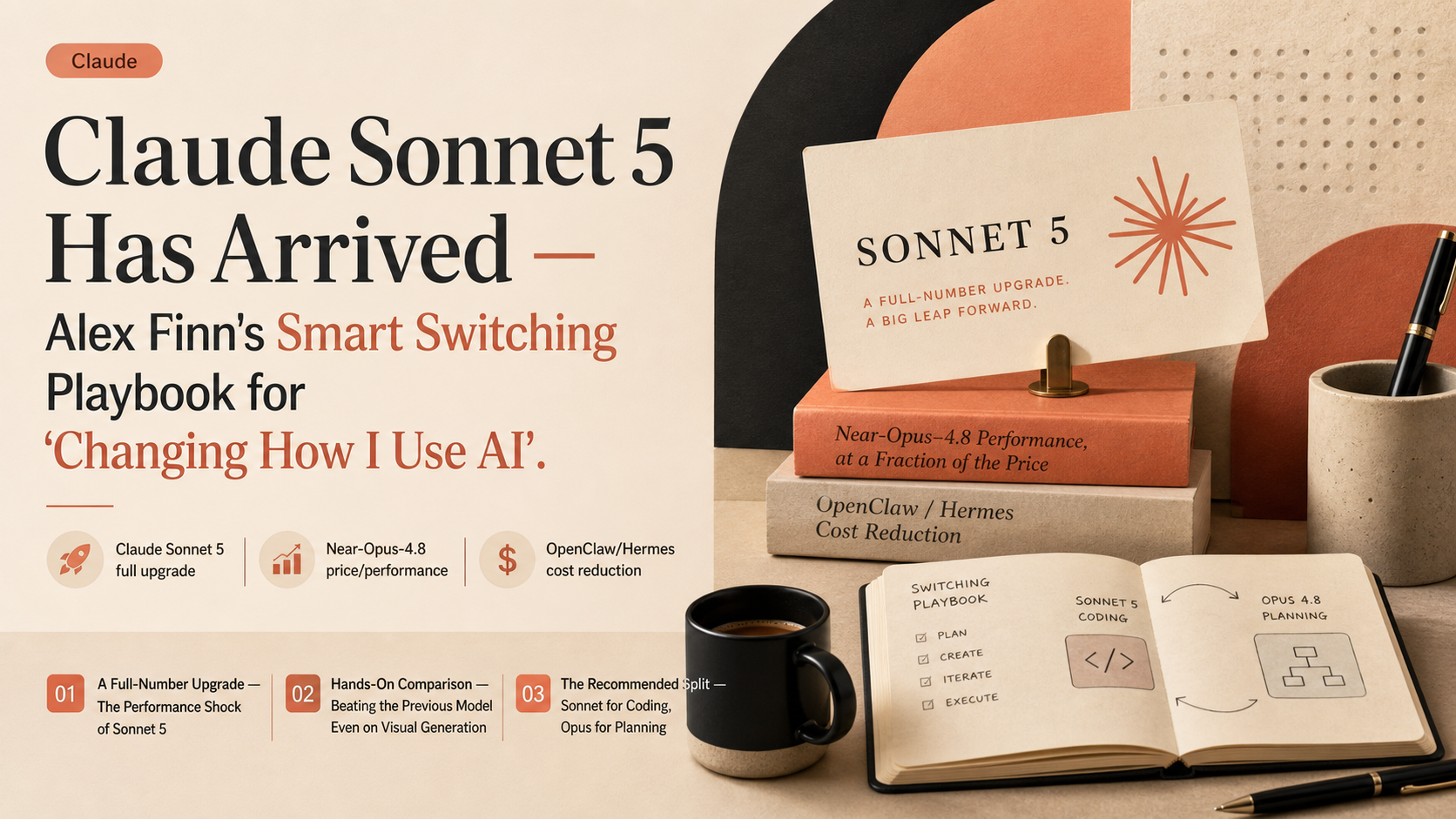 Claude Sonnet 5 Has Arrived — Alex Finn's Smart Switching Playbook for 'Changing How I Use AI'