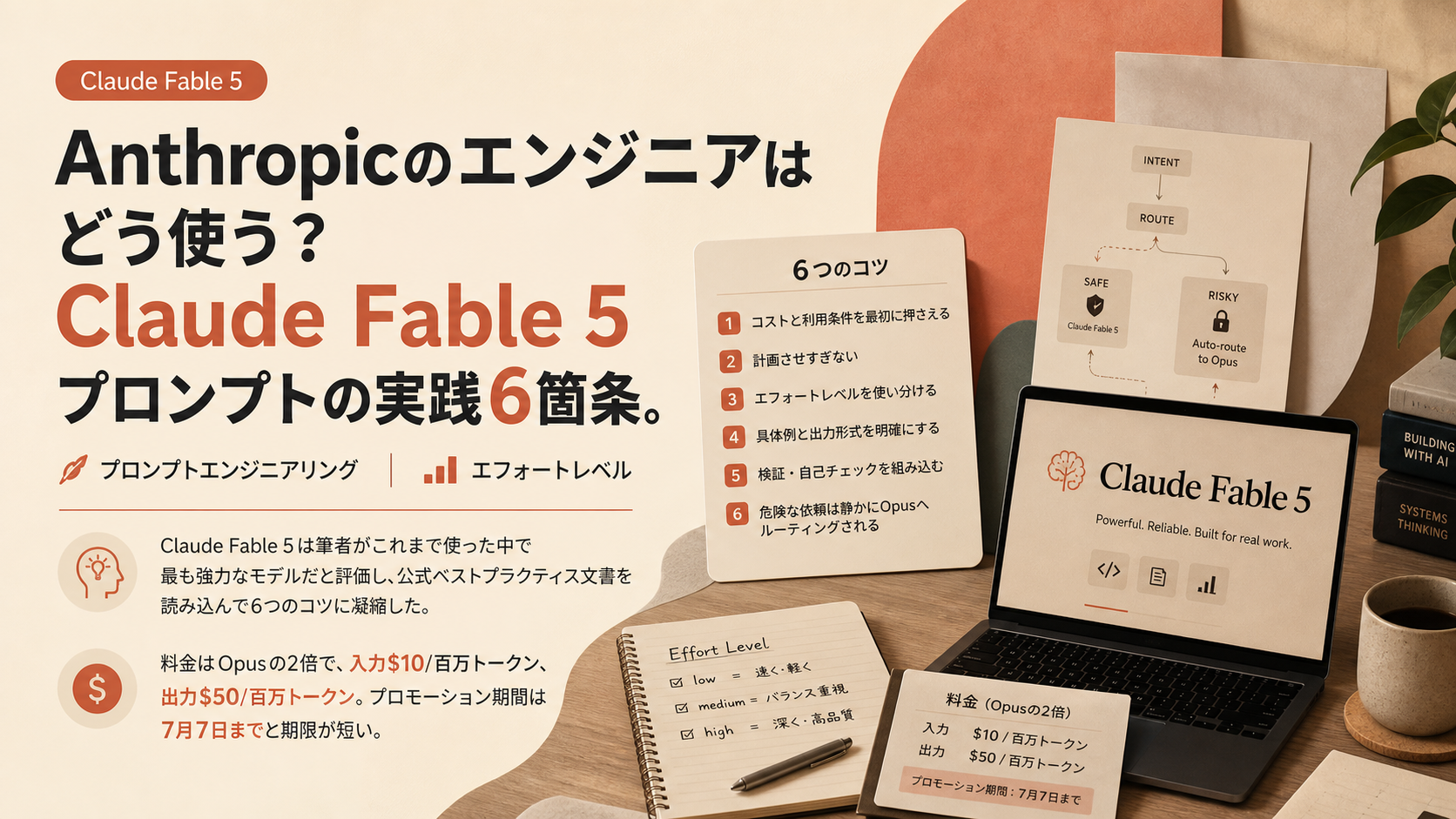 Anthropicのエンジニアはどう使う？Claude Fable 5プロンプトの実践6箇条