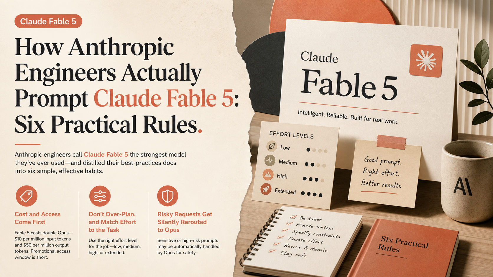 How Anthropic Engineers Actually Prompt Claude Fable 5: Six Practical Rules