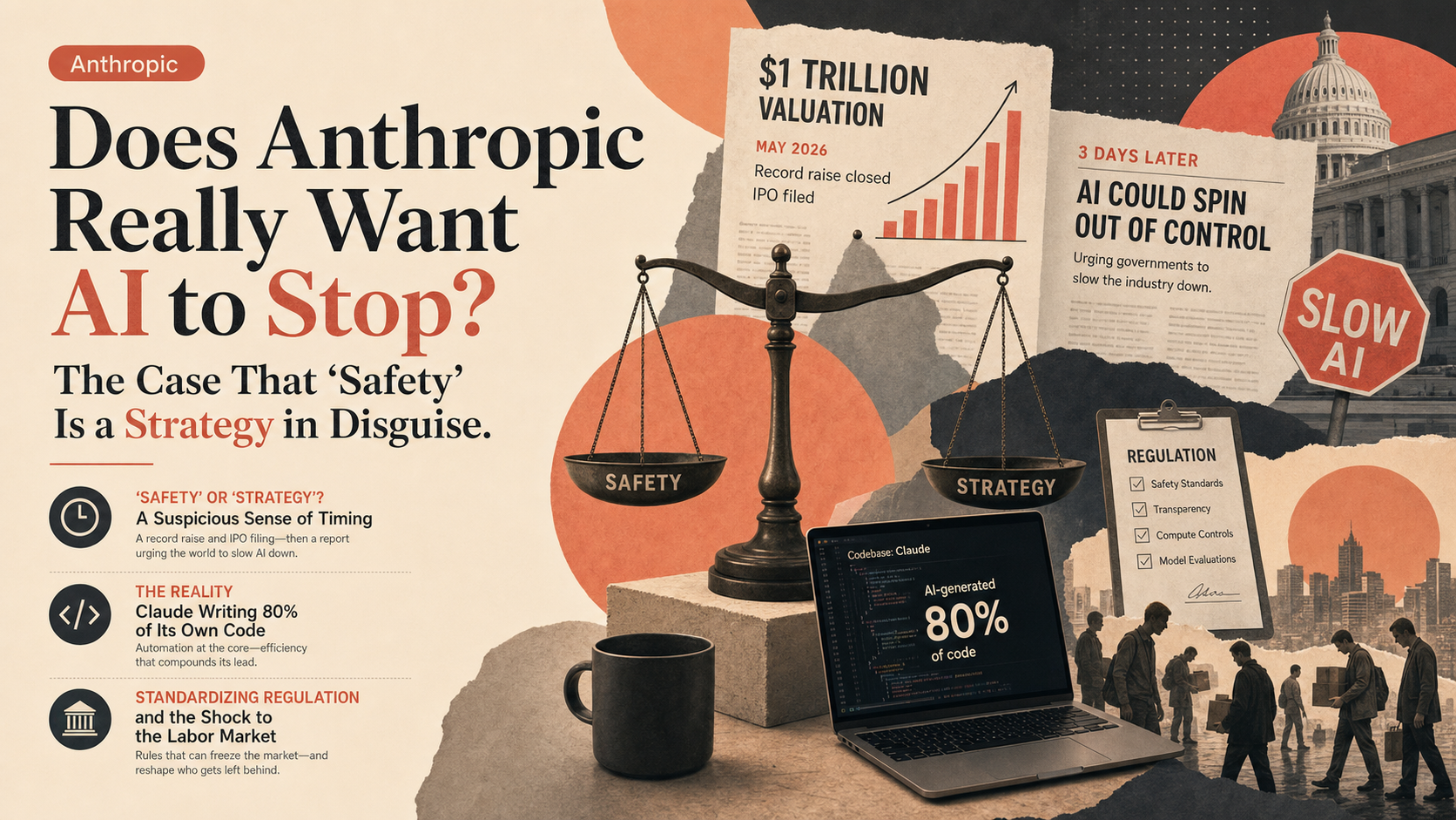 Does Anthropic Really Want AI to Stop? The Case That 'Safety' Is a Strategy in Disguise